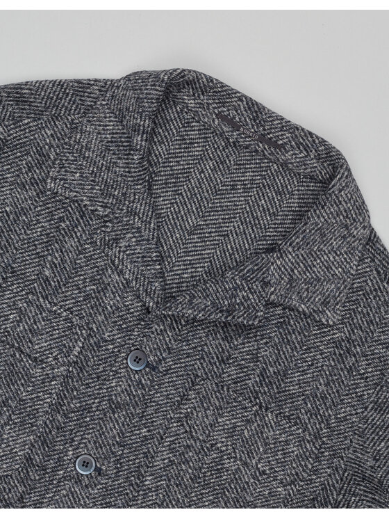 Borgio Borgio Koszula orotelli_g Granatowy Classic Fit
