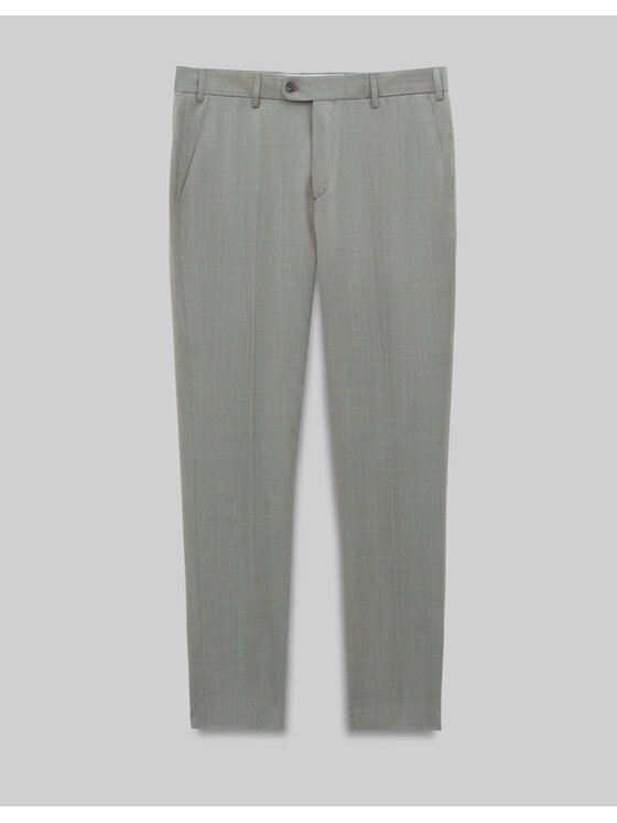 Borgio Borgio Spodnie garniturowe zignago Zielony Slim Fit