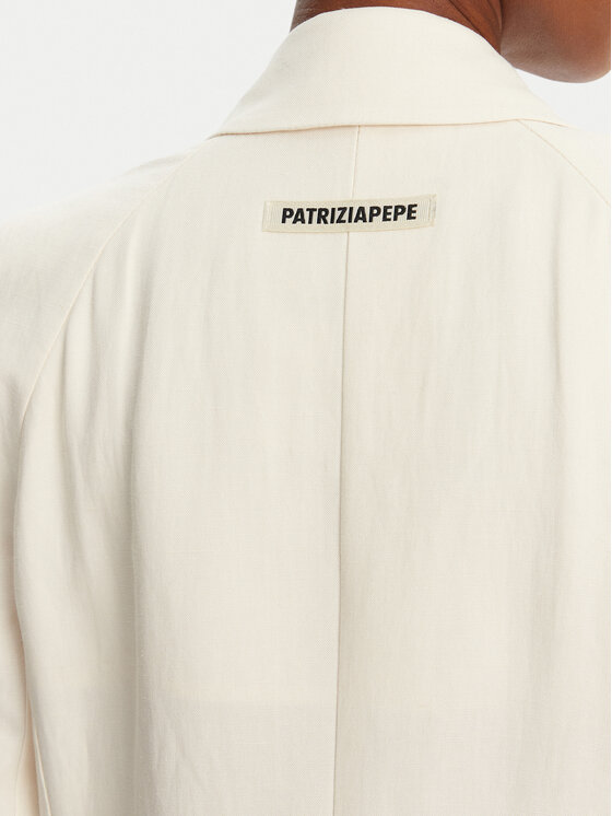 Patrizia Pepe Patrizia Pepe Sacou 2S1524 A052 B823 Écru Regular Fit