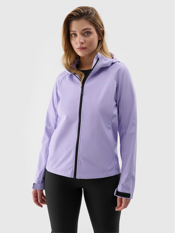 4F 4F Kurtka softshell 4FWSS24TSOFF216-52S Różowy Regular Fit