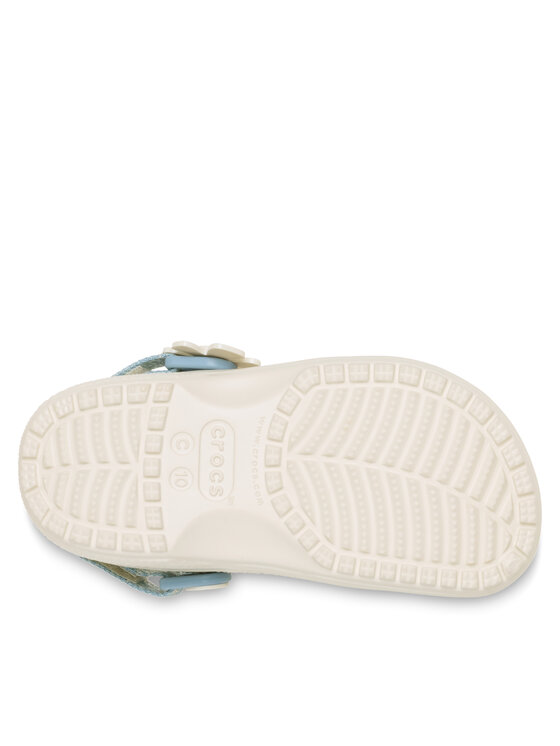 Crocs Crocs Šlepetės Clsc Dnm Flwr Adj BackstrapCgT 212512 Pilka