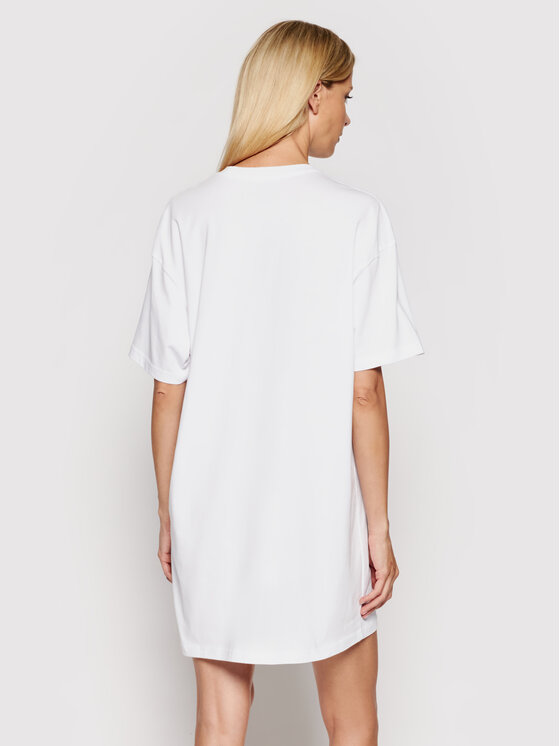 Vans Robe de jour Wm Center Vee VN0A4RU2 Blanc Oversize Modivo