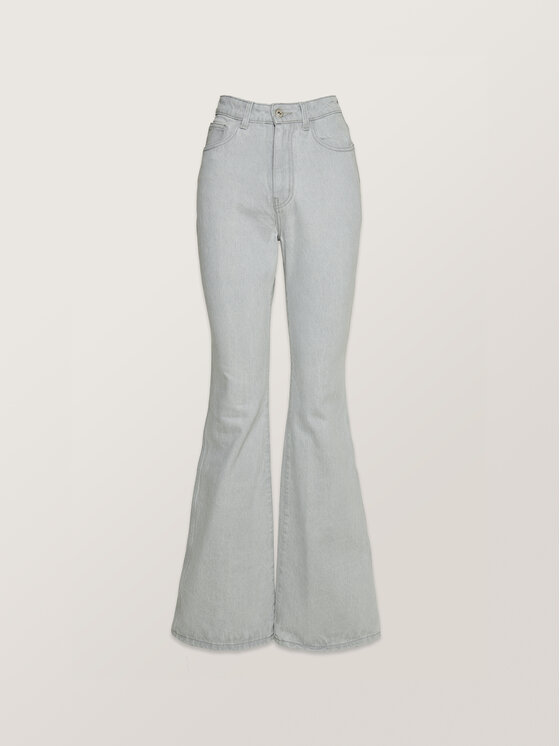 La Mania La Mania Jeansy LIZZIE Šedá Classic Fit