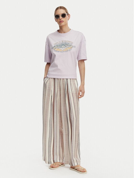 Billabong Billabong T-Shirt Quality Surf EBJZT00504 Μωβ Loose Fit