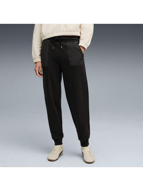Puma Puma Spodnie dresowe 688154 Czarny Regular Fit