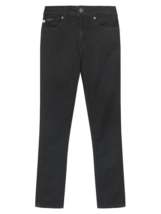 Calvin Klein Jeans Blugi LVCKTJC24G Negru Skinny Fit