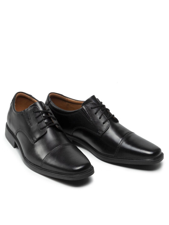 Clarks Clarks Nizki čevlji Tilden Cap 261103097 Črna