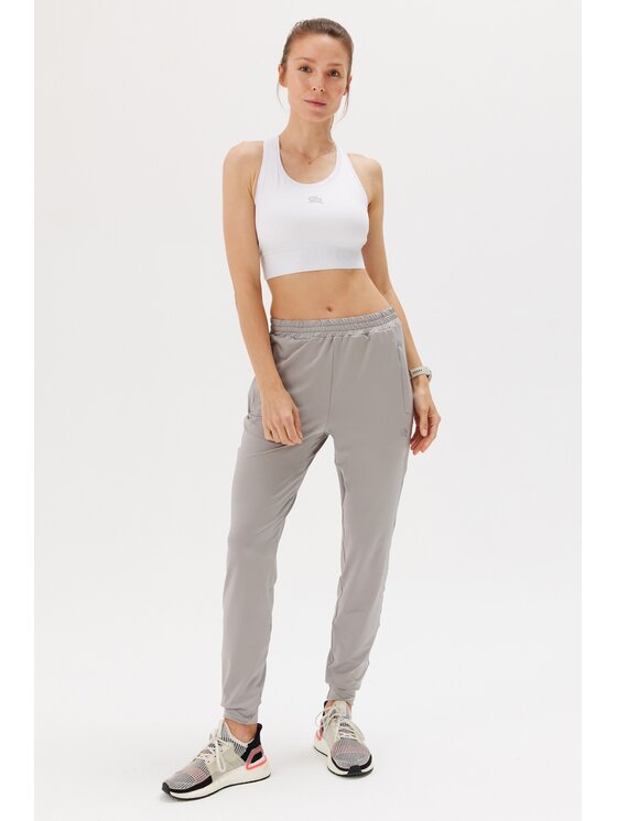 ROUGH RADICAL ROUGH RADICAL Spodnie dresowe ACTIV RUN WOMEN LONG Szary Active Fit
