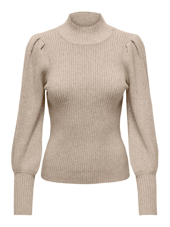 ONLY ONLY Sweter Katia 15232494 Beżowy Regular Fit