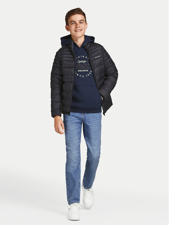 Jack & Jones Junior Jack & Jones Junior Jeansy Clark 12204020 Niebieski Regular Fit