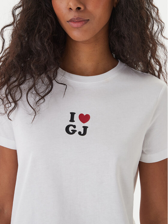 Guess Jeans Guess Jeans T-Shirt W6GI45 K8HM0 Λευκό Regular Fit