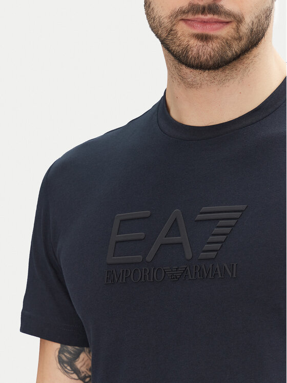 EA7 Emporio Armani EA7 Emporio Armani Футболка 7M000224 AF10375 UB102 Cиній Regular Fit
