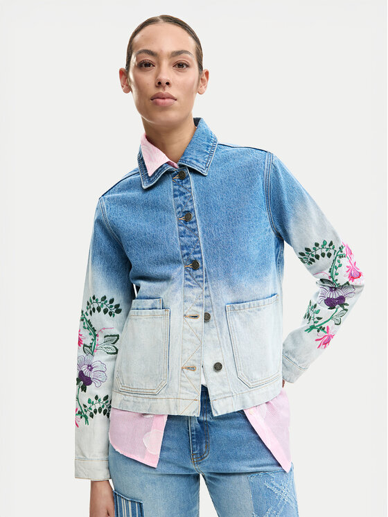 Desigual Desigual Farmer kabát Dakota 26SWED16 Kék Regular Fit