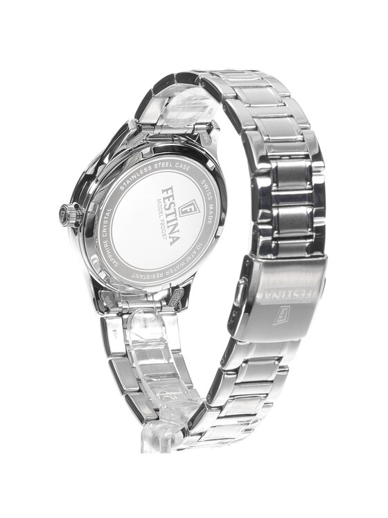 Festina Festina Zegarek F20067-1 Srebrny