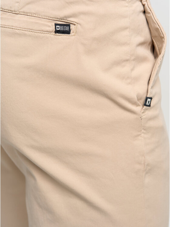 BIG STAR BIG STAR Chinosy erhat_805 Beżowy Chino Fit