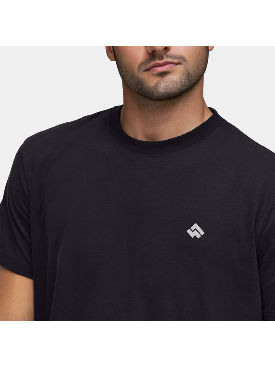 Alpinus Alpinus T-Shirt Tokat Czarny Regular Fit