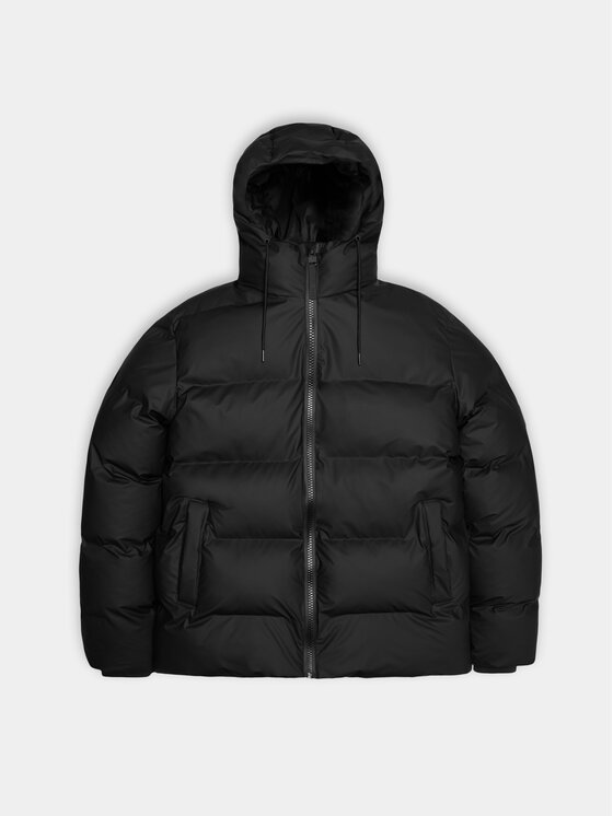 Rains Rains Μπουφάν χειμωνιάτικο 15120 Μαύρο Regular Fit