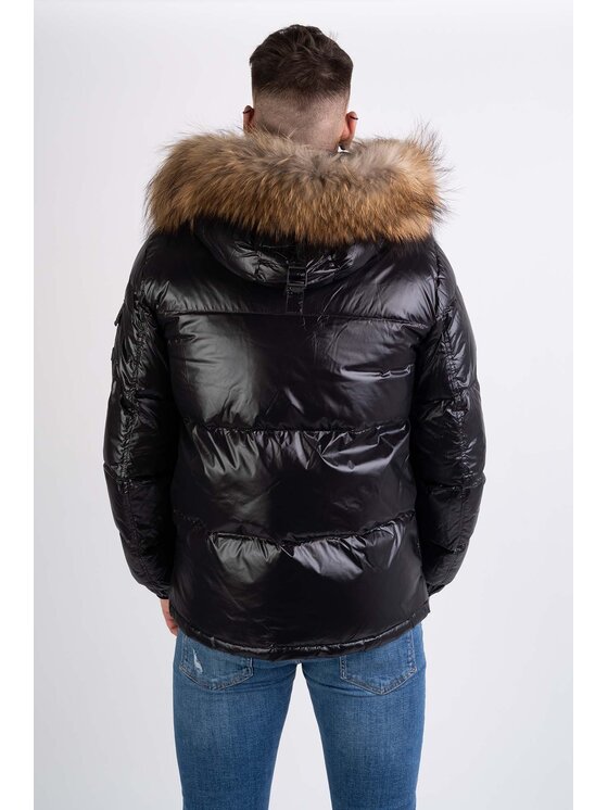 ROCKANDBLUE ROCKANDBLUE Kurtka puchowa Manson Shine Czarny Regular Fit