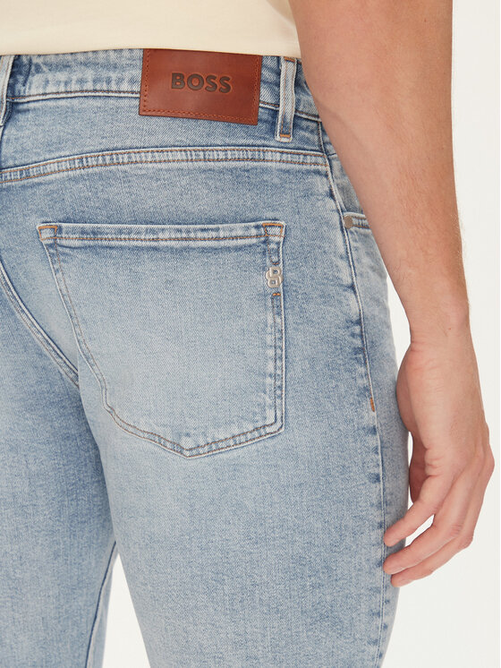 BOSS BOSS Jeans hlače H-Delaware 50538553 Modra Slim Fit