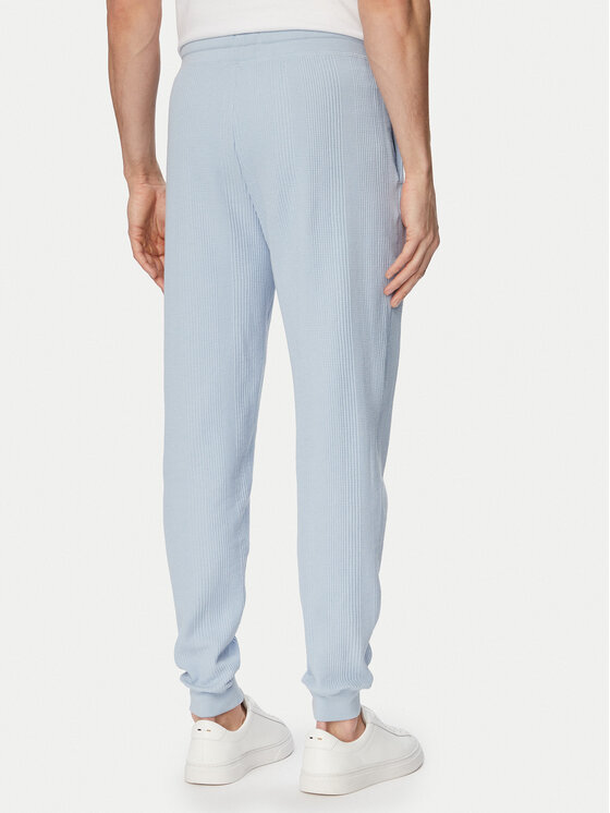 BOSS BOSS Спортивні штани Structure 50540577 Світло-синій Regular Fit