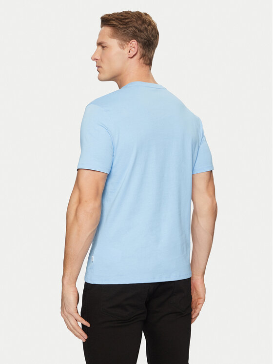 Guess Jeans Guess Jeans Tričko M4YI52 K8HM0 Modrá Slim Fit