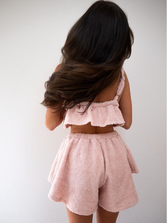 MissDenim MissDenim Dres Teddy Bear Różowy Basic Fit