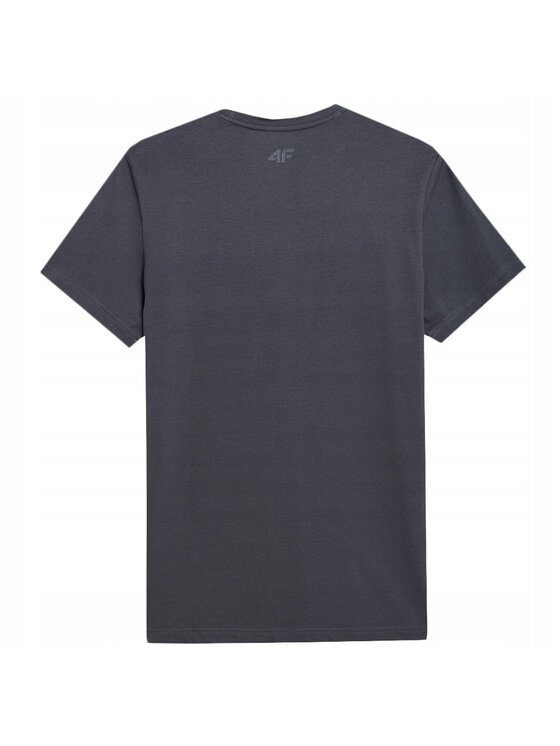 4F 4F T-Shirt TTSHM366 Szary Comfortable Fit
