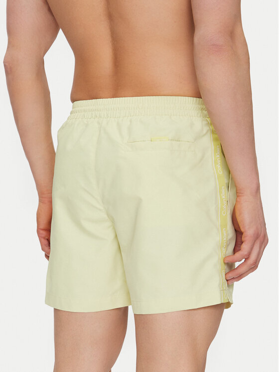 Calvin Klein Swimwear Calvin Klein Swimwear Kopalne hlače KM0KM01109 Rumena Regular Fit
