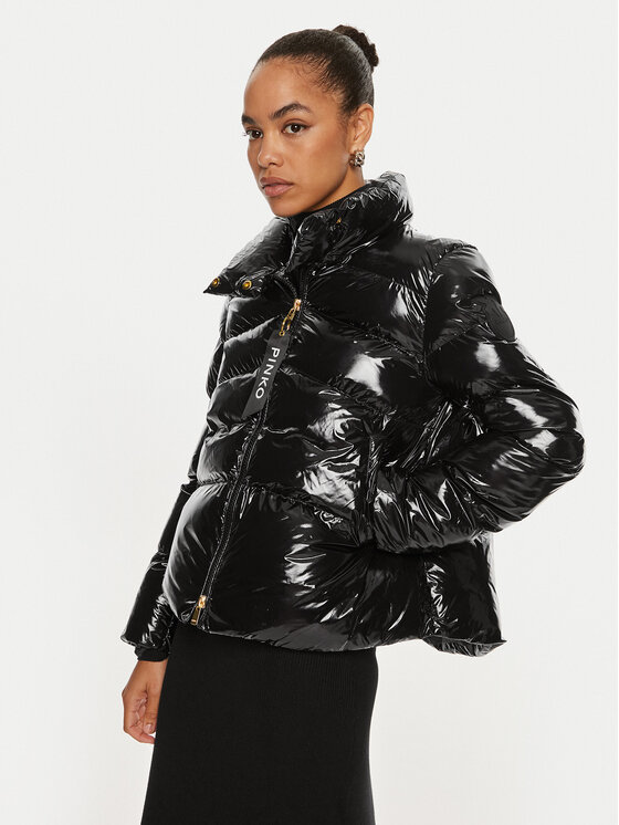 PINKO PINKO Télikabát Mirco 101598 A11K Fekete Regular Fit