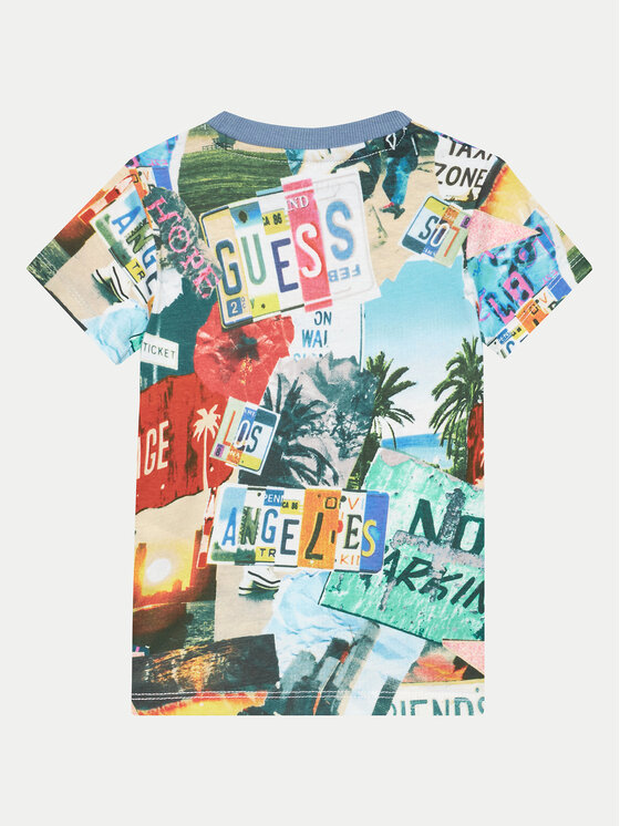Guess Guess Completo t-shirt e pantaloncini sportvi N4GG12 K8HM3 Multicolore Regular Fit