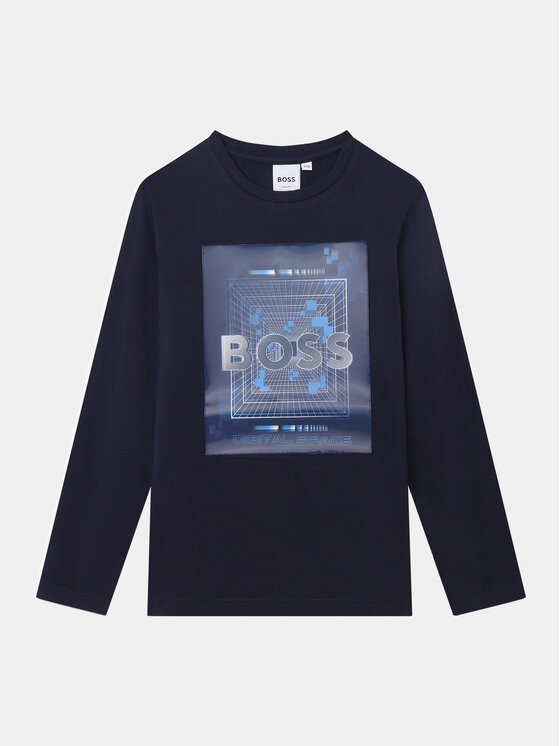 Boss Blūze J25O76 S Tumši zils Slim Fit