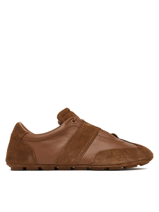 BOSS BOSS Sneakersy Roxanne 50557939 Hnědá