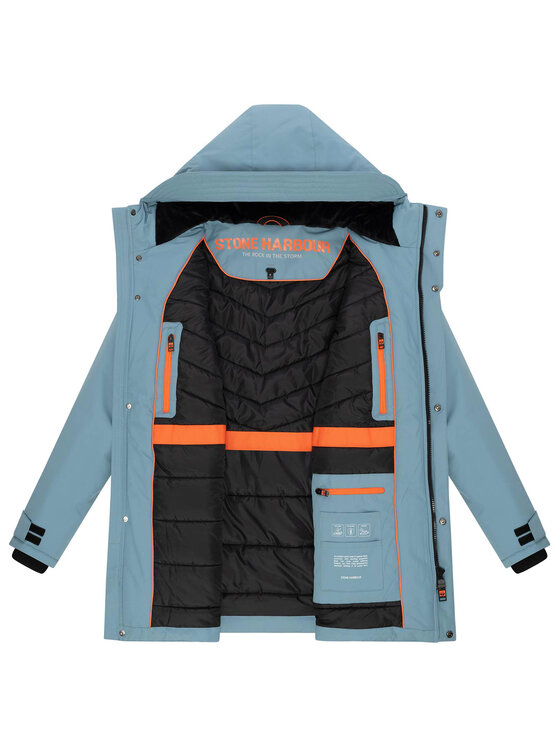 Stone Harbour Stone Harbour Kurtka zimowa Netaan Niebieski Regular Fit