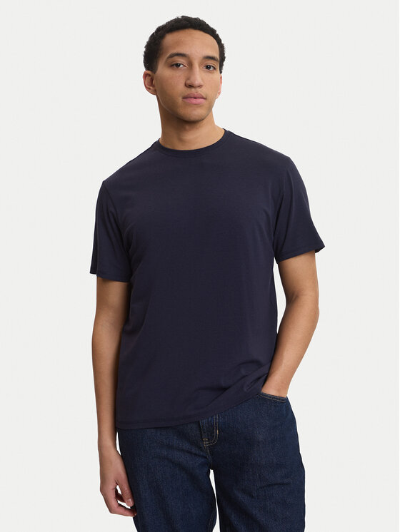Guess Tricou M6RI62 JR06K Bleumarin Regular Fit
