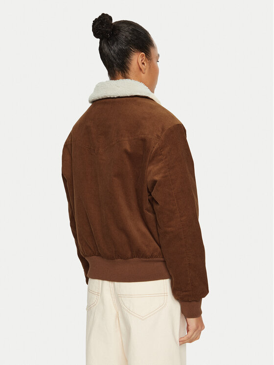 Wrangler Wrangler Μπόμπερ μπουφάν Aviator 112356507 Καφέ Regular Fit