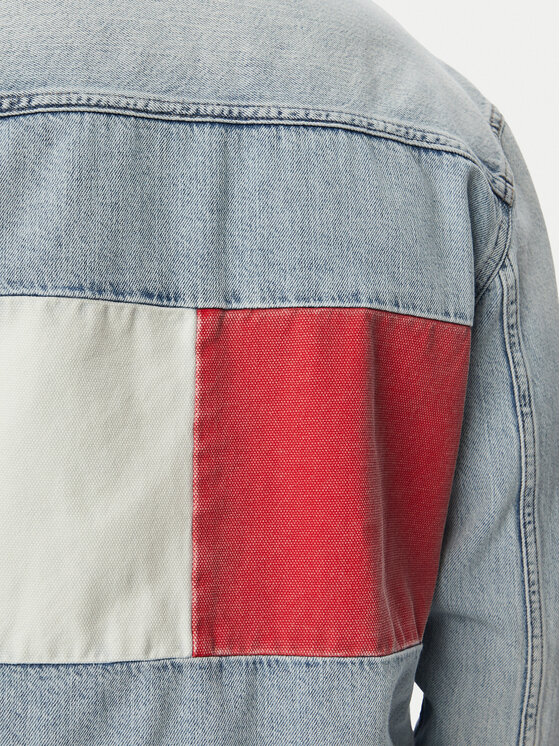 Tommy Jeans Tommy Jeans Džínsová bunda Ryan Jacket Rwb Cj6013 DM0DM23657 Svetlo modrá Regular Fit