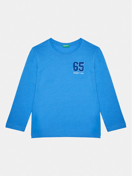 United Colors Of Benetton United Colors Of Benetton Palaidinė 3ATNG10B9 Mėlyna Regular Fit