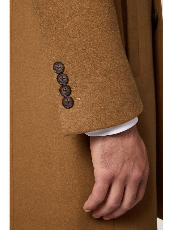 Próchnik Próchnik Płaszcz PM5 PC073225000023 Beżowy Regular Fit