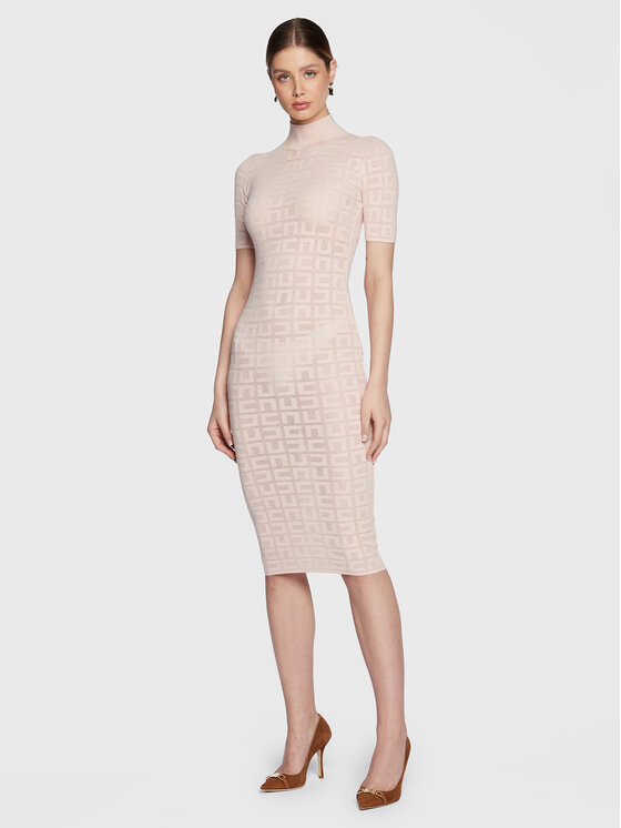 Elisabetta Franchi Elisabetta Franchi Kötött ruha AM-75B-31E2-V320 Rózsaszín Slim Fit