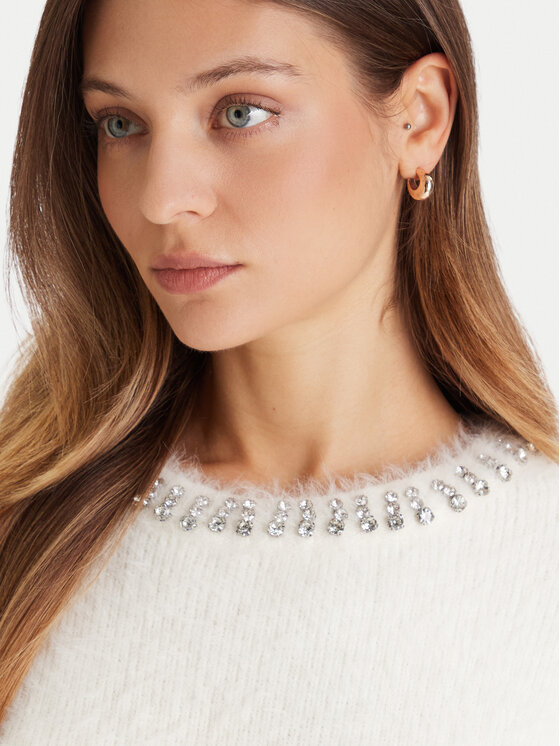 Guess Guess Светр W5BR58 Z3BH0 Білий Regular Fit