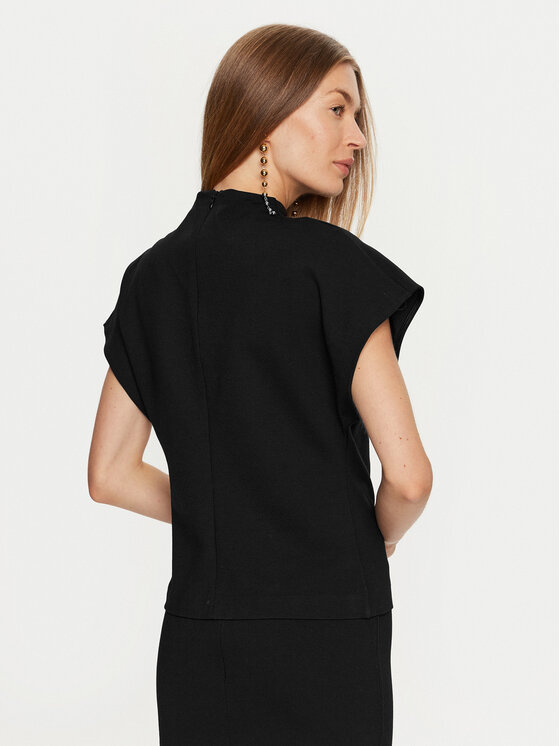 ViCOLO ViCOLO Блузка TS0495 Чорний Regular Fit