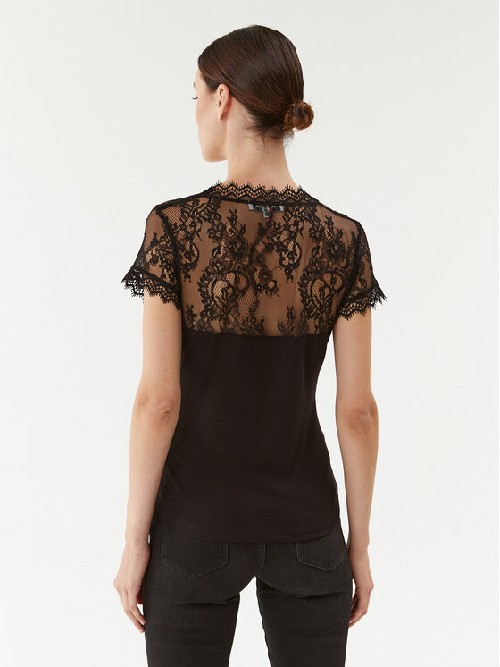 Morgan Morgan Majica 232-DLAMI Crna Slim Fit