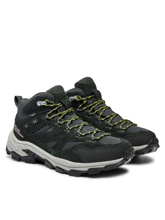 Jack Wolfskin Jack Wolfskin Pārgājienu apavi Vojo Tour Texapore Mid M A62072 Melns