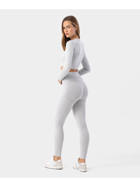 Carpatree Carpatree Legginsy Blaze leggings Szary Fitted Fit