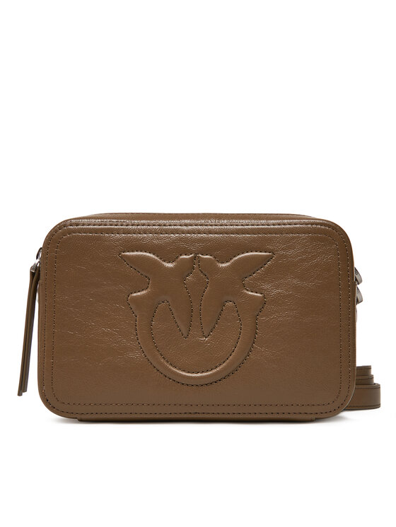 Geantă PINKO Carrie Camera Bag Classic PE 25 PLTT 104336 A26J Verde