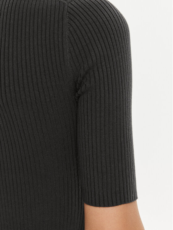 Calvin Klein Jeans Calvin Klein Jeans Džemper haljina J20J223519 Crna Slim Fit