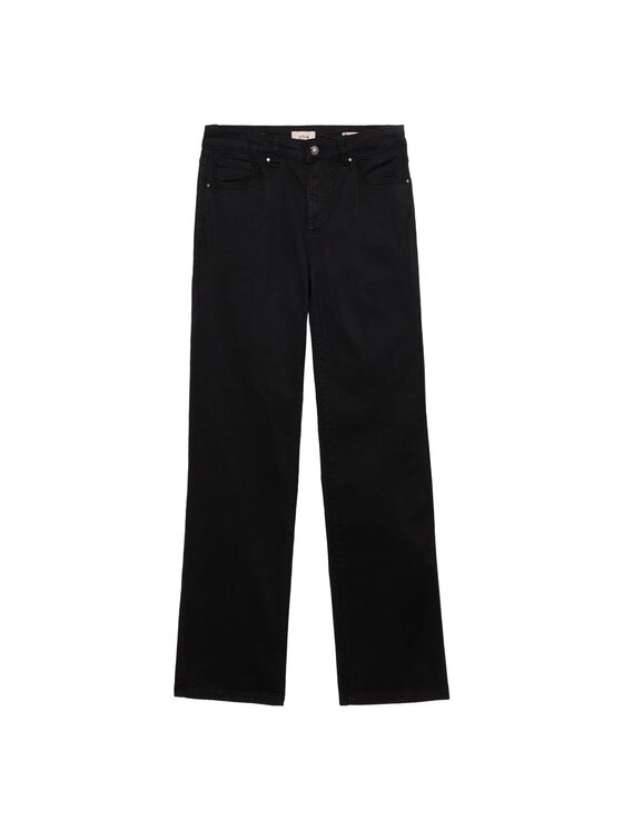 Oltre Oltre Spodnie materiałowe P786R008240N033 Czarny Regular Fit