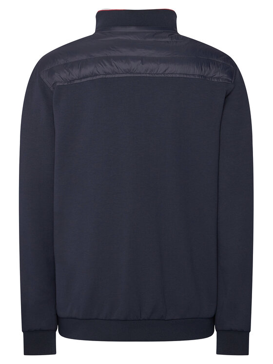 Tommy Hilfiger Tommy Hilfiger Bunda pro přechodné období Mix Media Ess MW0MW41329 Tmavomodrá Regular Fit
