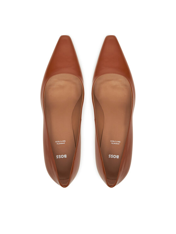 BOSS BOSS Pantofi cu toc subțire Charlize 50548509 Maro