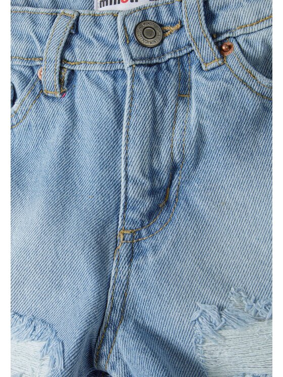 minoti minoti Szorty jeansowe 18SHORT 41 Niebieski Regular Fit